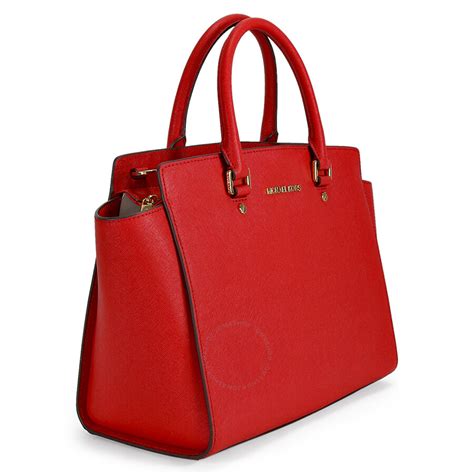 michael kors purse red